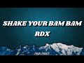 RDX Shake Your Bam Bam Lyrics RDX Shake Your Bam Bam Lyrics