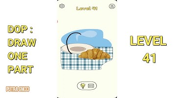 DOP: Draw One Part level 41 Walkthrough Solutions