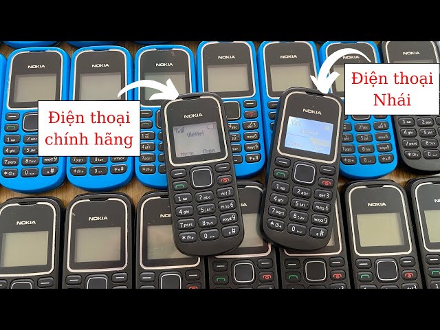 Phân Biệt Nokia 1280 chính hãng và máy tàu. LH: 0985150255