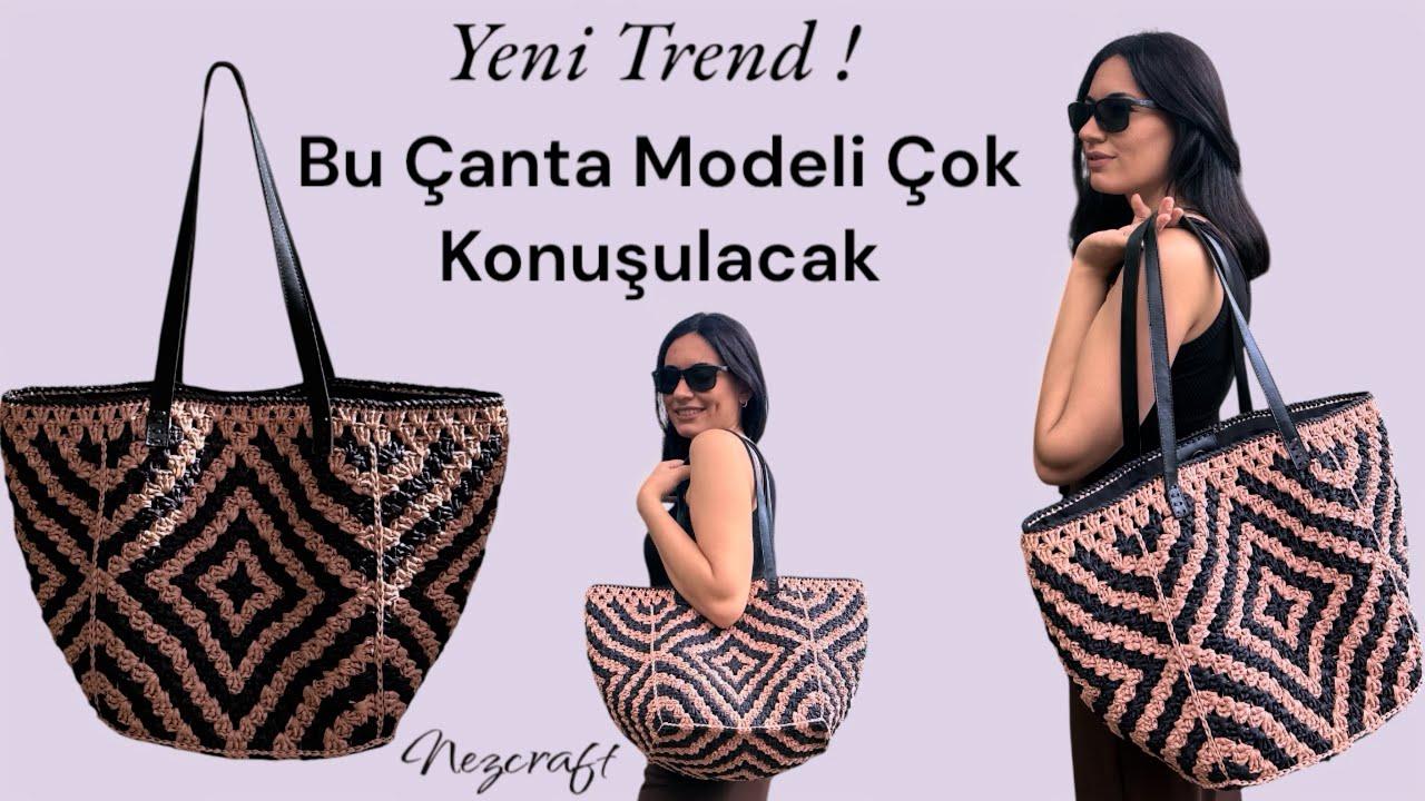 Yeni Trend Zen Bag Modeli – Örgü Çanta Yapımı (Kolay ve Şık Tasarım)