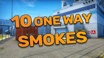 TOP 10 ONE WAY SMOKES NUKE - CS:GO 2020