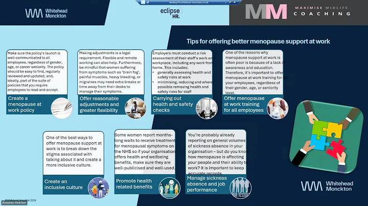 Navigating the New Menopause Workplace Guidance to Support Female Employees Webinar