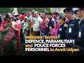 President Droupadi Murmu invites defence, paramilitary and police forces personnel to Amrit Udyan