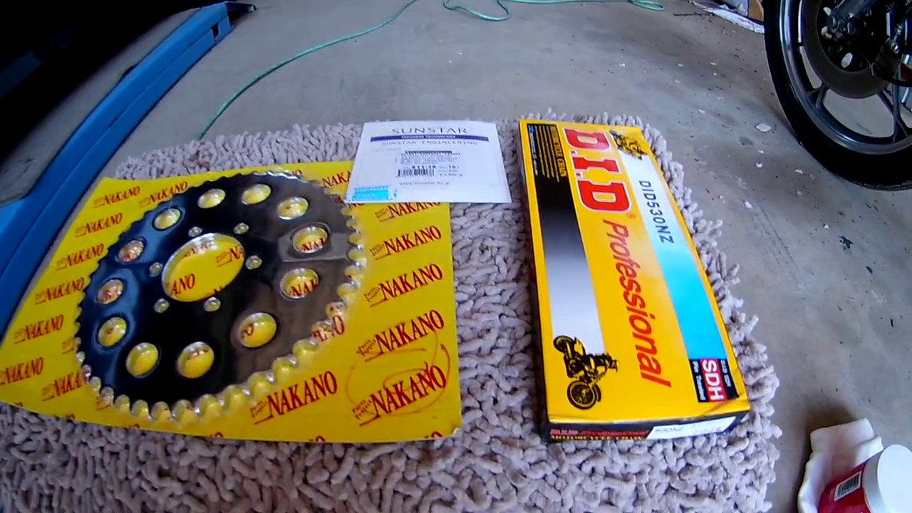 GS400 チェーン & スプロケ 交換 #1 - YouTube