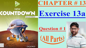Mathematics of Class 7 | Oxford countdown Mathematics | Chapter13, Exercise. 13a | Q. 01 (All Parts)
