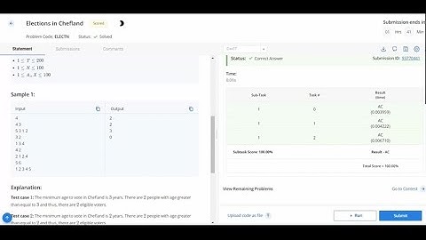 Elections in Chefland | ELECTN | Codechef | STARTERS 84 Challenge | Full solution