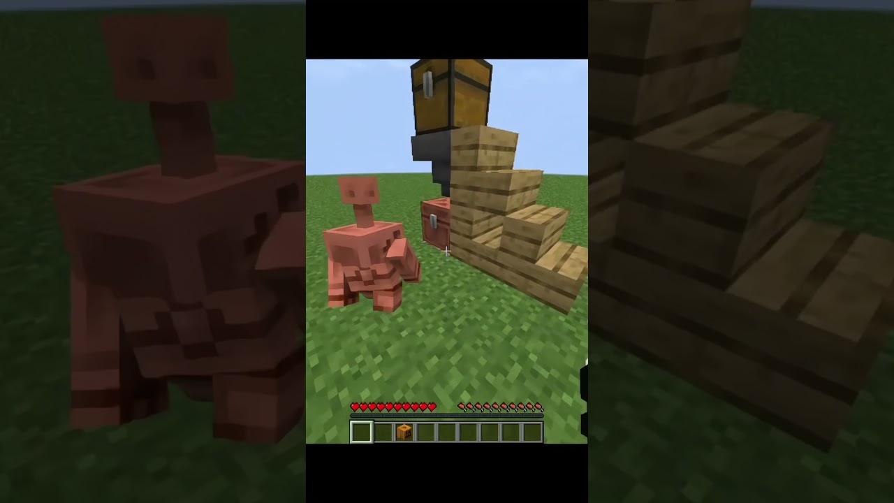 poor golem :)#minecraft #funny #1.21.9