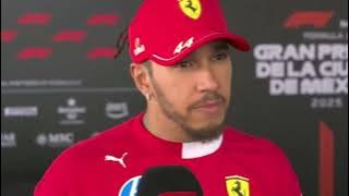 Lewis Hamilton Post Race Interview | 2025 Mexico City Grand Prix