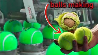 how are made tennis balls making full process #skills