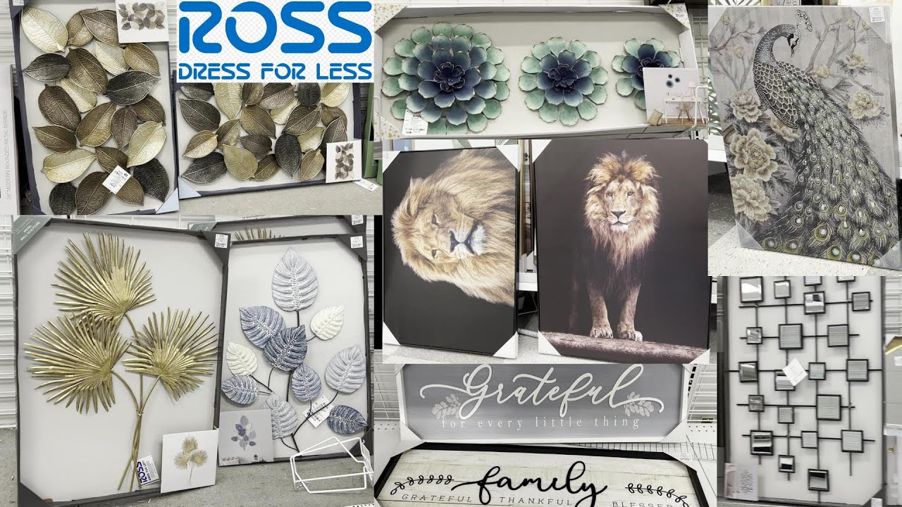 ROSS DRESS FOR LESS*Wall Decor For Less Shop With Me Ross Home Decor