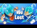 Goku And Vegeta Desperately Trying To Win At Fortnite...