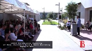 LBCC - Opening of New Culinary Arts & Math Building - 2015