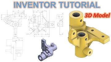 Inventor 2022 Tutorial #238 | 3D Model Advanced Design