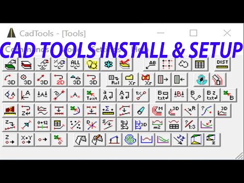 How to Install & Setup CAD TOOLS in your on AutoCAD in Computer  ::::AutoCAd Tutorial.