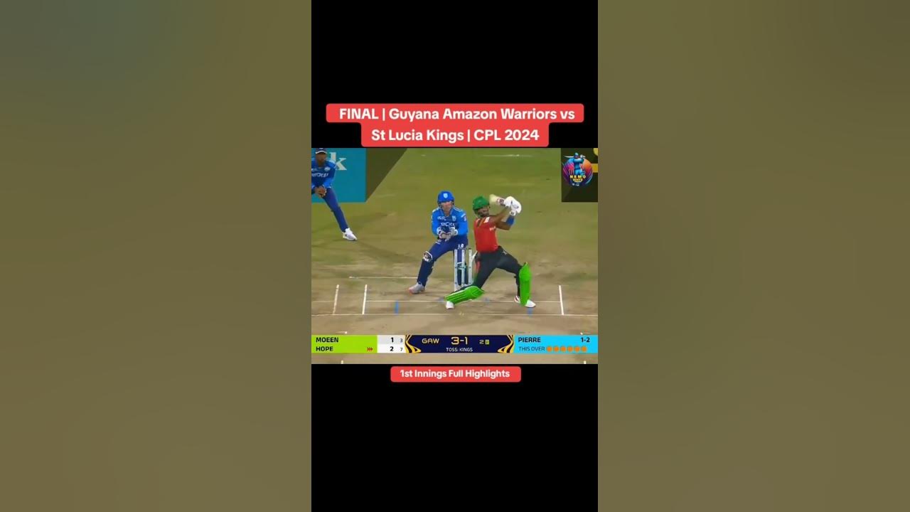 CPL Final 2024 GAW Vs SLK Highlights shorts cricket YouTube