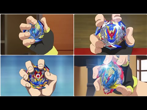 ALL FIRST APPEARANCES OF VALTRYEK IN BEYBLADE BURST SEASON 1-7