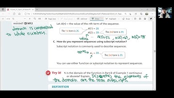 EnVision Algebra 1 Lesson 3-4: Arithmetic Sequences