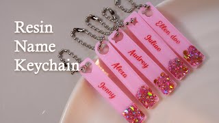 Details ✨ DIY Personalized Resin Name Keychain | Easy Resin Keychain Tutorial for Beginners Update