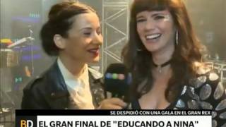 Entrevista a Griselda Siciliani en el Gran Rex - Educando A Nina