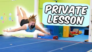 Private Gymnastics Lesson! 2 Amazing Gymnasts | Bethany G