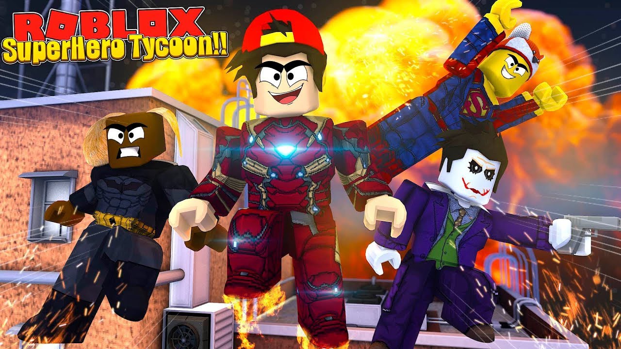 Roblox Superhero Tycoon New Map Youtube - roblox superhero tycoon visit base iron man and spiderman youtube