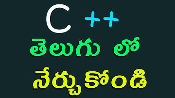 C++ in Telugu First Program Part 2 [www.timecomputers.in]