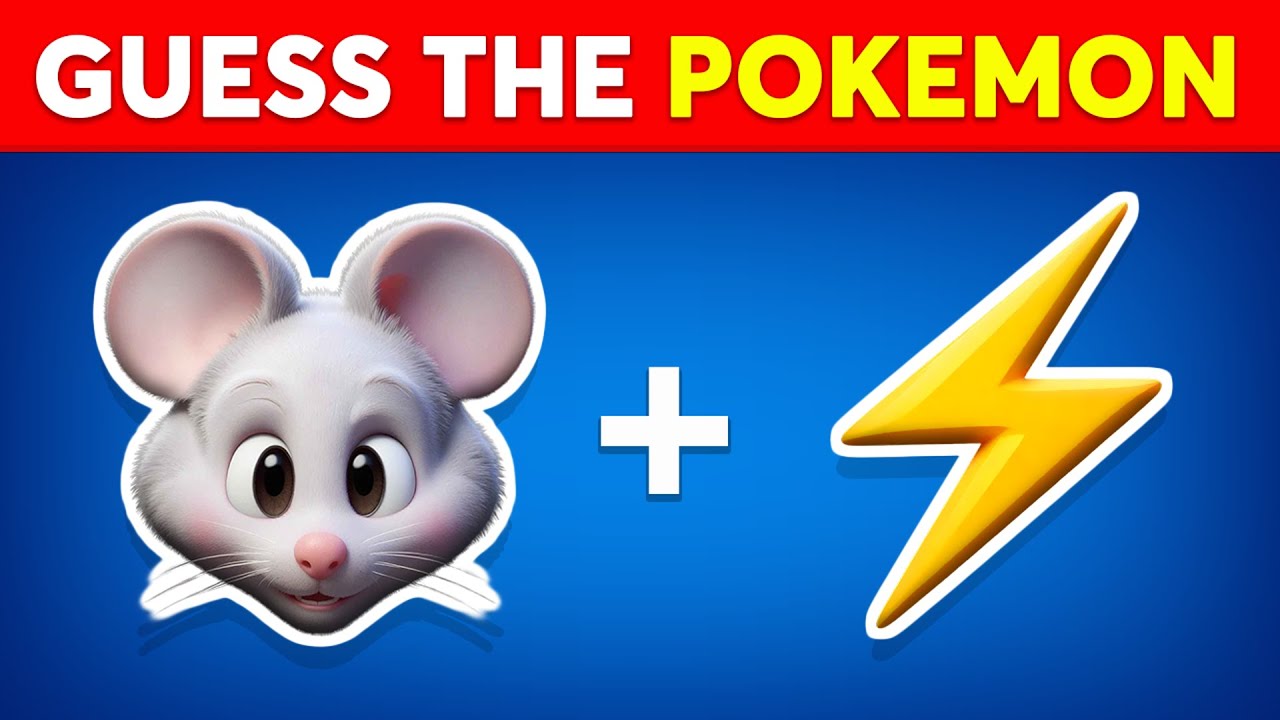 Guess the Pokemon by Emoji? 🔥⚡ Emoji Quiz