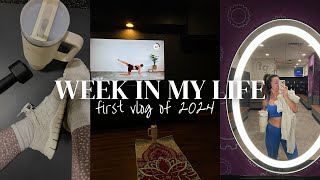 WEEK IN MY LIFE: first vlog of 2024!!! new year, new intentions, new habits!
