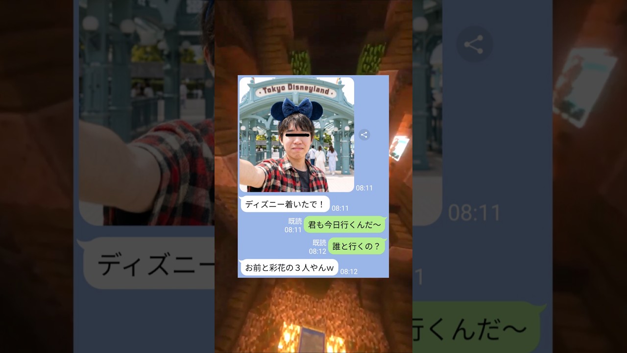 勝手にディズニーに来ちゃった男の結末ｗｗ