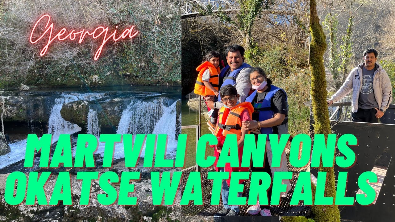 Georgia 🇬🇪#11  Beautiful Waterfalls & Canyon in Georgia