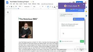Ruth Bader Gindsburg Project - Google Docs