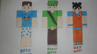 Como desenhar o Robin hood do Beto gamer e do HeyDavi (fa...