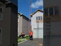 moving 32 foot ladder full extend