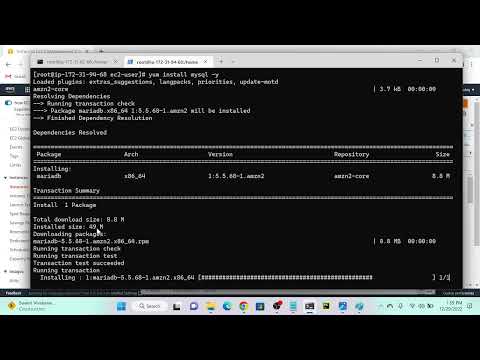Install MariaDB Server on EC2 | Create Database Server