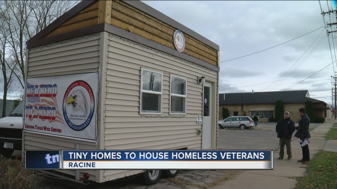 Racine building "tiny homes" for homeless veterans YouTube