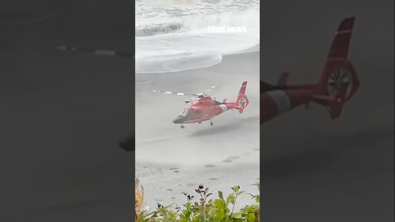 WATCH 11 Year Old Girl Rescued From Deep Ocean Waters By Helicopter