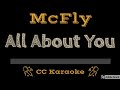 McFly • All About You (CC) [Karaoke Instrumental Lyrics]