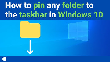 How to pin any folder to the taskbar in Windows 10 (step by step)