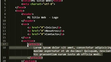 Estructura Basica De HTML5