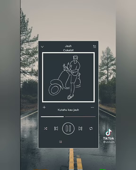 Story Wa/Ig Aesthetic Lirik Lagu Jauh (Cokelat)
