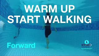 Gentle water exercise ideas - try this free Aqua Walking Program for fitness, balance & joints