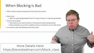 When is blocking in SQL Server bad