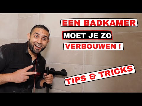 Een badkamer moet je zo verbouwen! Leer handige TIPS and TRICKS met veel humor