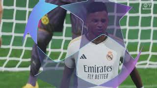 EA SPORTS FC 24 PS5 gameplay uefa champions League final Borrucia Dorntmunt vs Real Madrid 2024