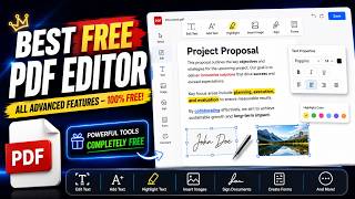 The Best FREE PDF Editor You'll Ever Need!