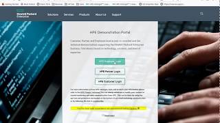 Demo Booking At Hpe Demonstration Portal