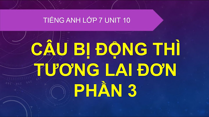 Bài tập bị động tương lai đơn lớp 7 violet năm 2024