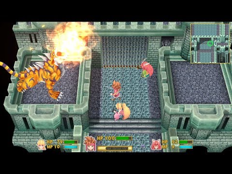 Secret of Mana Remake Gameplay