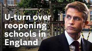 England drops plans for all primary school kids to return before end of term