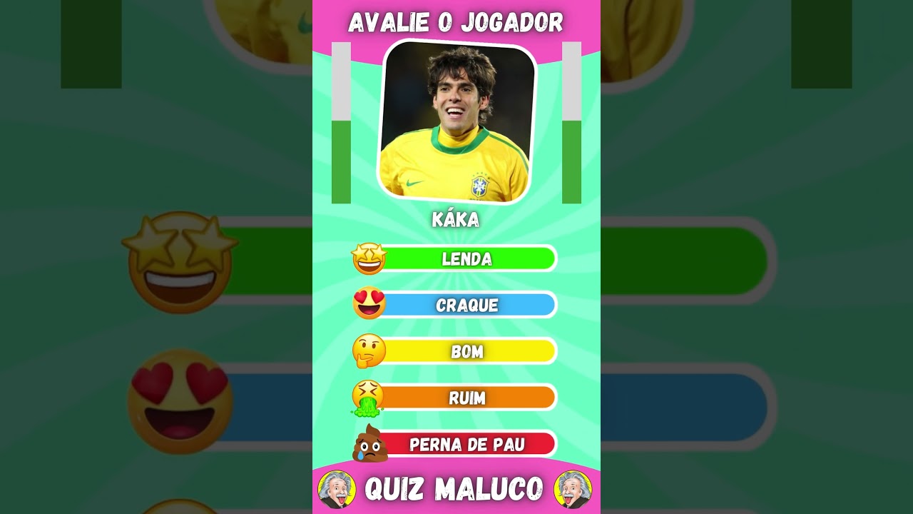 AVALIE OS JOGADORES DE FUTEBOL, Faça a sua LISTA do NÍVEL de Habilidade  deles